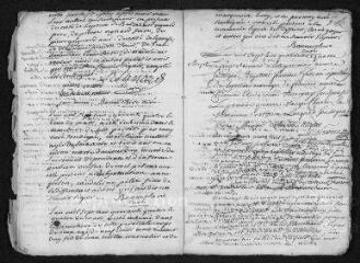 15 vues  - Registre paroissial.Baptêmes, mariages, sépultures (1744) - Mariages (janvier 1745) (ouvre la visionneuse)