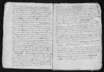 7 vues  - Registre paroissial. Baptêmes - mariages (1751) - Mariage (février 1752) (ouvre la visionneuse)