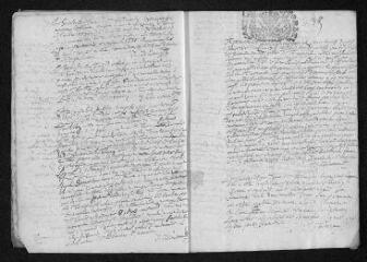15 vues  - Registre paroissial. Baptêmes, mariages, sépultures (1706-mars 1707) (ouvre la visionneuse)
