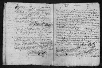 8 vues  - Registre paroissial. Baptêmes, mariages, sépultures (février-décembre 1742) - Sépulture (janvier 1743) (ouvre la visionneuse)