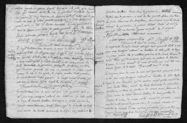 7 vues  - Registre paroissial. Sépultures (1747-1748) - Mariages Sépultures (février-avril 1749) (ouvre la visionneuse)