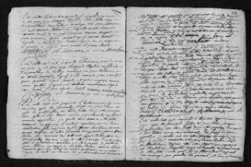 9 vues  - Registre paroissial. Sépultures (décembre 1749) - Baptêmes, mariages, sépultures (1750) (ouvre la visionneuse)