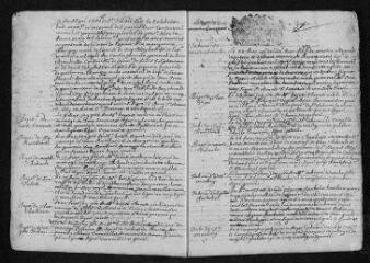 22 vues  - Registre paroissial. Baptêmes, mariages, sépultures (1717-mars 1718) (ouvre la visionneuse)