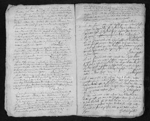 17 vues  - Registre paroissial. Baptêmes, mariages, sépultures (1744-janvier 1745) (ouvre la visionneuse)