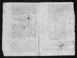23 vues  - Registre paroissial. Mariages (novembre 1662-janvier 1677) (ouvre la visionneuse)