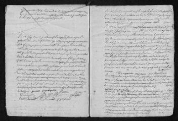 12 vues Registre paroissial. Baptêmes, mariages (1759) - Mariage (janvier 1760)