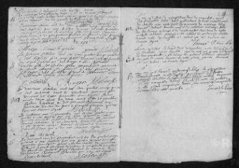 6 vues  - Registre paroissial. Baptêmes, mariages, sépultures (janvier 1695-Janvier 1696) (ouvre la visionneuse)