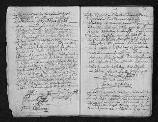 32 vues  - Registre paroissial. Baptêmes, mariages, sépultures (1670-janvier 1671) (ouvre la visionneuse)