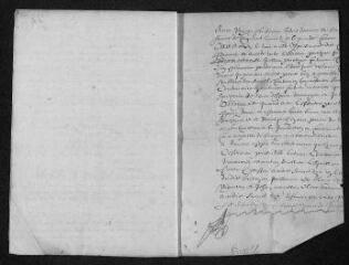 5 vues  - Registre paroissial. Baptêmes, mariages , sépultures (juin - novembre 1711) - baptêmes (janvier 1712) (ouvre la visionneuse)
