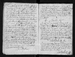 80 vues  - Registre paroissial. Baptêmes, mariages, sépultures (1673-avril 1674) (ouvre la visionneuse)