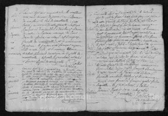 18 vues  - Registre paroissial. Baptêmes, mariages (1756-janvier 1757) (ouvre la visionneuse)