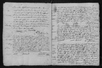 11 vues  - Registre paroissial. Sépultures (1756-janvier 1757) (ouvre la visionneuse)