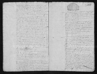 18 vues Registre paroissial. Baptêmes, mariages, sépultures (1705-janvier 1706)