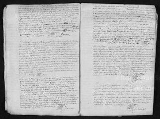 24 vues  - Registre paroissial. Baptêmes, mariages, sépultures (1740-janvier 1741) (ouvre la visionneuse)