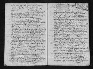 21 vues  - Registre paroissial. Baptêmes, mariages, sépultures (1704-janvier 1705) (ouvre la visionneuse)