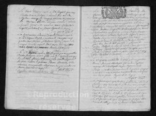 22 vues  - Registre paroissial. Baptêmes, mariages, sépultures (1706-février 1707) (ouvre la visionneuse)