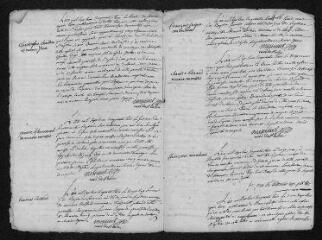 7 vues Registre paroissial. Baptêmes, mariages (mai 1752-août 1753)