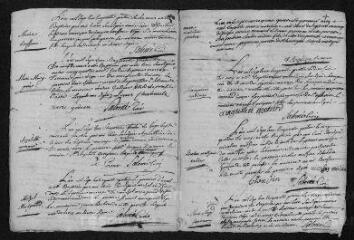 7 vues  - Registre paroissial. Baptêmes, mariages (août 1753-décembre 1754) (ouvre la visionneuse)