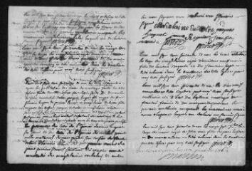 6 vues  - Registre paroissial. Baptêmes, mariages, sépultures (août-décembre 1761) (ouvre la visionneuse)