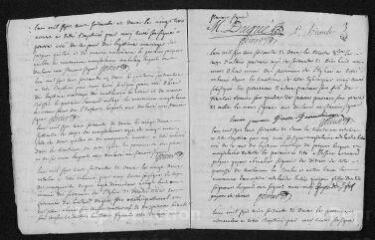 11 vues  - Registre paroissial. Baptêmes, mariages, sépultures (1762-mars 1764) (ouvre la visionneuse)