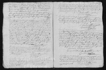 8 vues  - Registre paroissial. Baptêmes, mariages, sépultures (1739-janvier 1740) (ouvre la visionneuse)