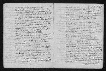 11 vues  - Registre paroissial. Baptêmes, mariages, sépultures (1771-février 1772) (ouvre la visionneuse)