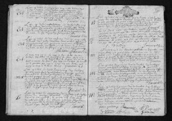 9 vues  - Registre paroissial. Baptêmes, mariages, sépultures (1692-février 1693) (ouvre la visionneuse)