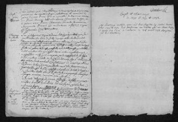 5 vues  - Registre paroissial. Baptêmes, mariages (1750-janvier 1753) (ouvre la visionneuse)