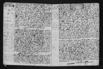 15 vues  - Registre paroissial. Baptêmes, mariages, sépultures (1703-janvier 1704) (ouvre la visionneuse)