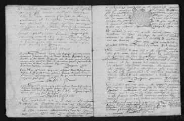 14 vues  - Registre paroissial. Baptêmes, mariages, sépultures (1707-février 1708) (ouvre la visionneuse)