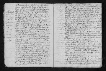 24 vues  - Registre paroissial. Baptêmes, mariages, sépultures (1737-juin 1738) (ouvre la visionneuse)