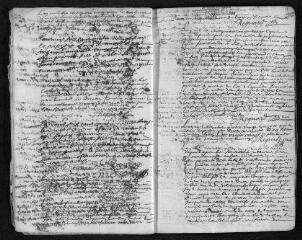 15 vues  - Registre paroissial. Baptêmes, mariages, sépultures (1693-février 1694) (ouvre la visionneuse)