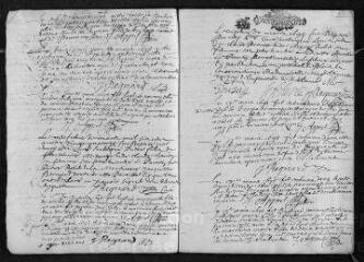18 vues  - Registre paroissial. Baptêmes, mariages, sépultures (1694) - Sépultures (janvier 1695) (ouvre la visionneuse)