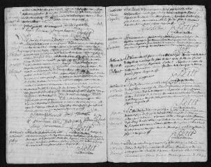 11 vues  - Registre paroissial. Baptêmes, mariages, sépultures (1769-janvier 1770) (ouvre la visionneuse)