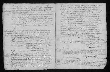 6 vues  - Registre paroissial. Baptêmes, mariages, sépultures (1741) - Baptêmes (janvier 1742) (ouvre la visionneuse)