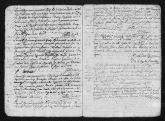 14 vues  - Registre paroissial. Baptêmes, mariages, sépultures (juillet 1743-1746) (ouvre la visionneuse)