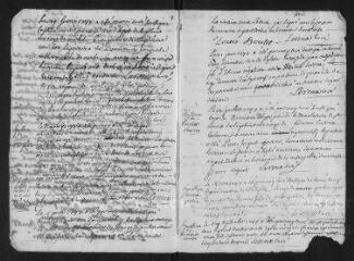 7 vues  - Registre paroissial. Baptêmes, mariages, sépultures (1747-janvier 1748) (ouvre la visionneuse)