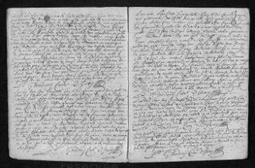 9 vues  - Registre paroissial. Baptêmes, mariages, sépultures (1755) - Sépultures (janvier 1756) (ouvre la visionneuse)