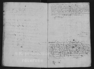 92 vues  - Registre protestant. Baptêmes, mariages, sépultures (juillet 1672-décembre 1677), sépulture (janvier 1678) (ouvre la visionneuse)