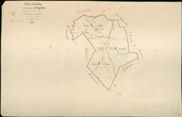 1 vue Baigneaux : plans du cadastre napoléonien. Tableau d'assemblage