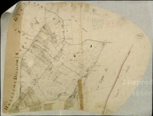 1 vue  - Blois : plans du cadastre napoléonien. Section D2 (ouvre la visionneuse)