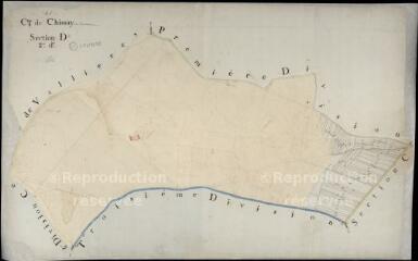 1 vue  - Chissay-en-Touraine : plans du cadastre napoléonien. Section D2 (ouvre la visionneuse)