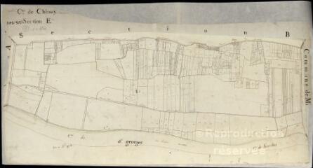1 vue  - Chissay-en-Touraine : plans du cadastre napoléonien. Section E (ouvre la visionneuse)
