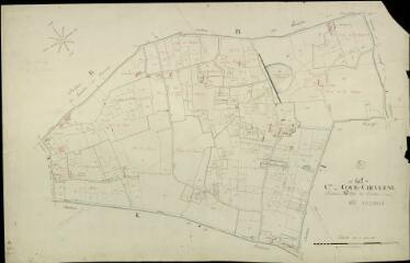 1 vue  - Cour-Cheverny : plans du cadastre napoléonien. Section A2 dite du tertre (ouvre la visionneuse)