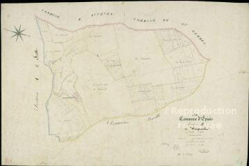 1 vue Epiais : plans du cadastre napoléonien. Section B1 dite de Waignault