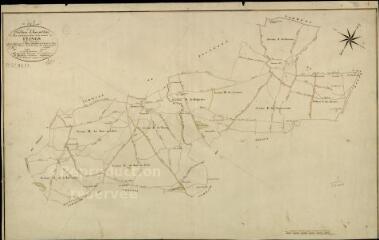 1 vue Feings : plans du cadastre napoléonien. Tableau d'assemblage