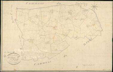 1 vue Fontenelle (La) : plans du cadastre napoléonien. Section A dite les Forêts