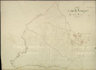 1 vue  - Fougères-sur-Bièvre : plans du cadastre napoléonien. Section A2 (ouvre la visionneuse)