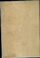 1 vue  - Fougères-sur-Bièvre : plans du cadastre napoléonien. Section D2 (ouvre la visionneuse)