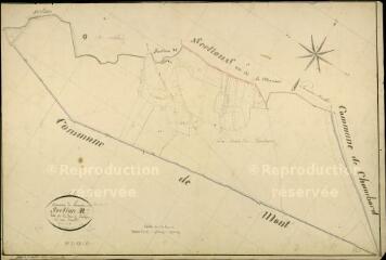 1 vue  - Huisseau-sur-Cosson : plans du cadastre napoléonien. Section R dite de la Forêt de Boulogne (ouvre la visionneuse)
